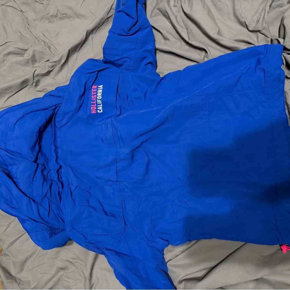 Hollister Vibrant Blue Puffer Jacket